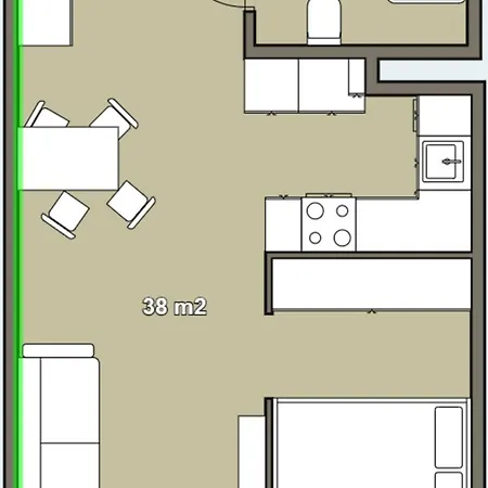 アパート Glossy G30 クラクフ