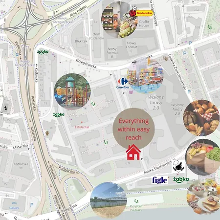 アパート Glossy G30 クラクフ